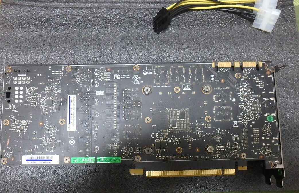 ★動作品★ 玄人志向 GTX1080-E8GB/BLF グラフィックボード USED 箱ありの画像5