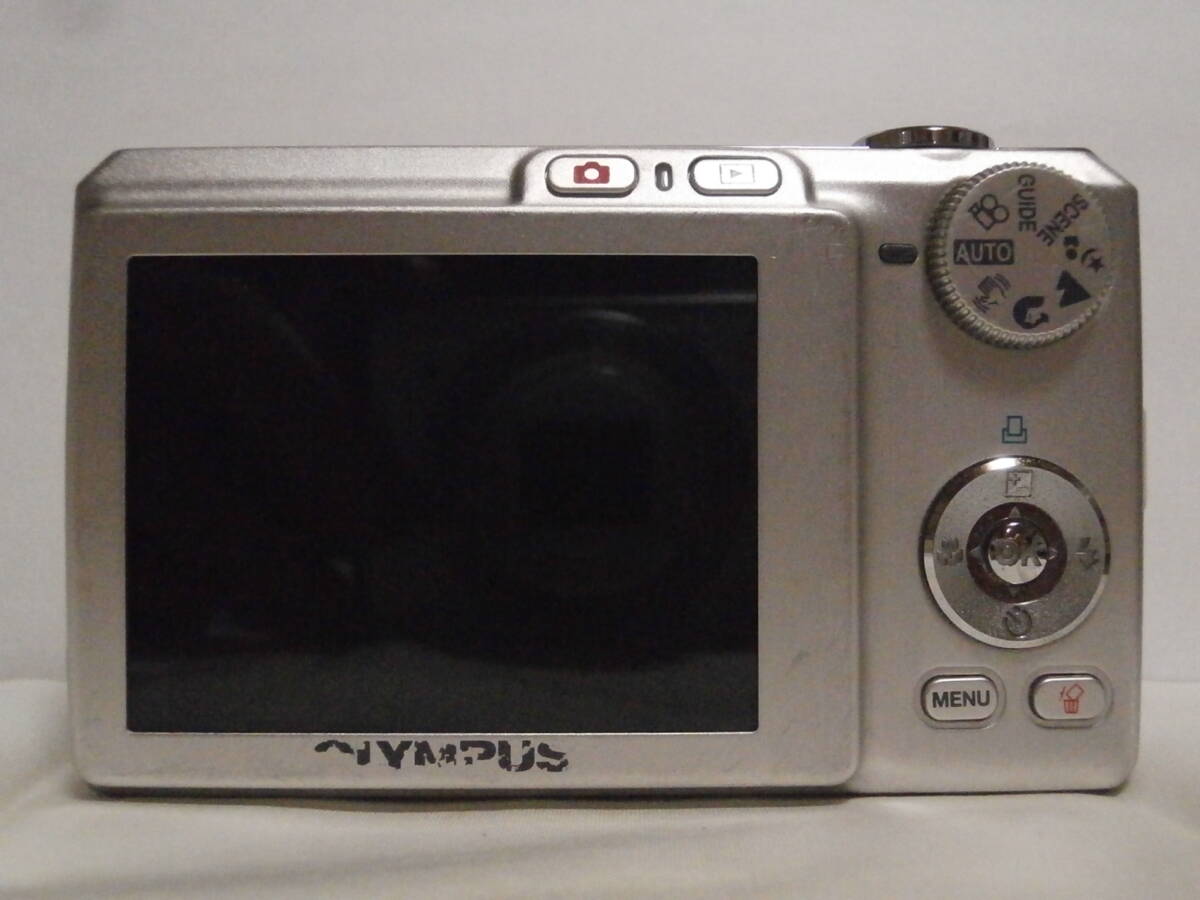 難有り デジカメ OLYMPUS FE-220D シルバー (7.1メガ) 5109の画像5