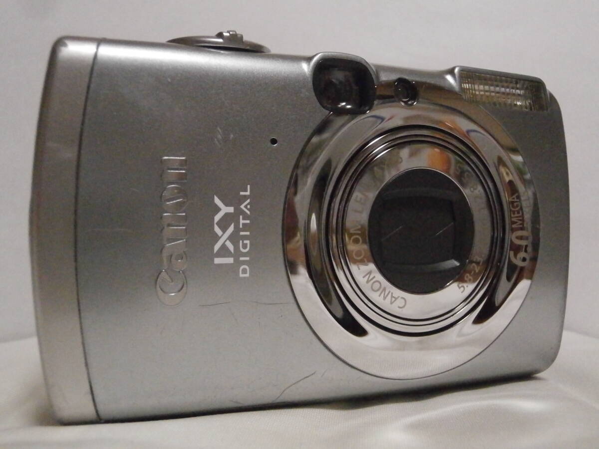 デジカメ Canon IXY DIGITAL 800IS シルバー (6.0メガ) 5479の画像3