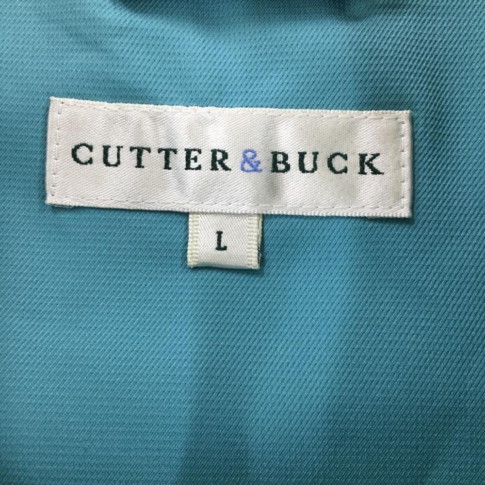  резчик and задний внешний лучший голубой × белый подкладка сетка кромка резина мужской L Golf одежда CUTTER&BUCK