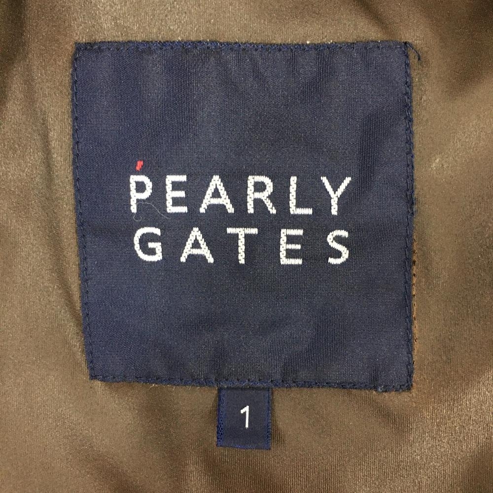 パーリーゲイツ ダウンジャケット 黒×白 異素材切り替え レディース 1(M) ゴルフウェア PEARLY GATES_画像6