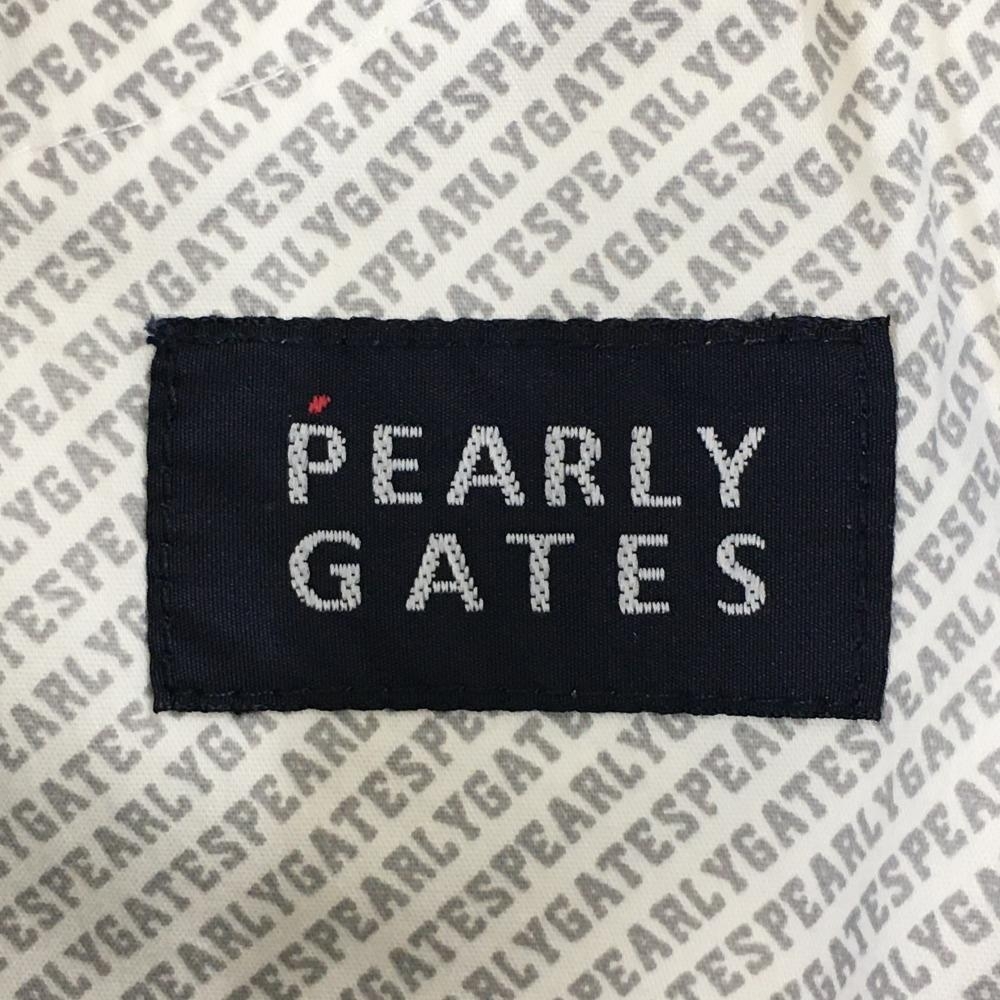 【美品】パーリーゲイツ ショートパンツ 白×ダークグリーン 後ろチェック レディース 00(XS) ゴルフウェア PEARLY GATES_画像6