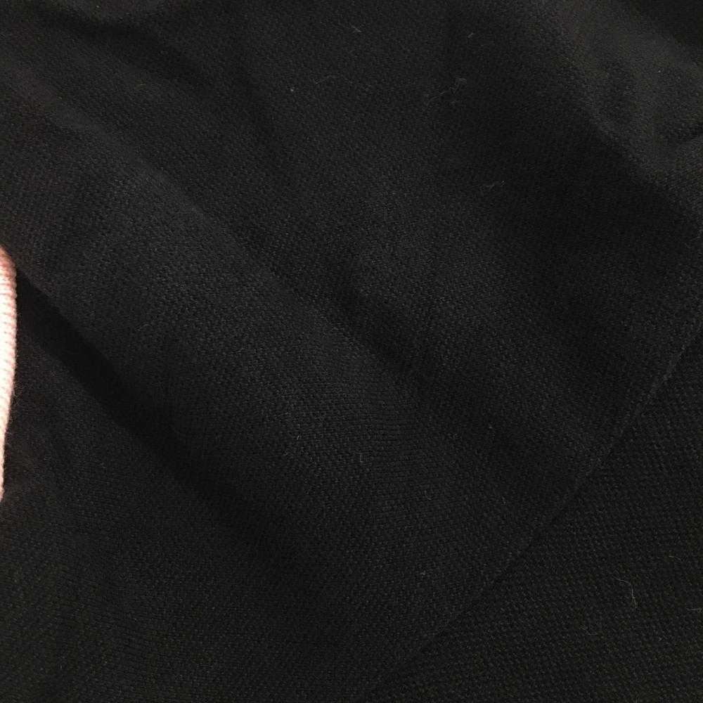 【美品】バービーゴルフbyパーリーゲイツ 半袖ポロシャツ 黒×ピンク 刺しゅう レディース 1(M) ゴルフウェア PEARLY GATES_画像6
