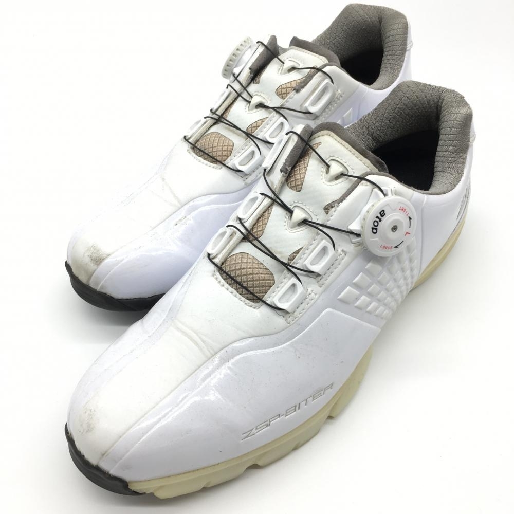  Bridgestone golf shoes white Zero spike baita-SHG650 spike less men's 25.5 Golf wear Bridgestone