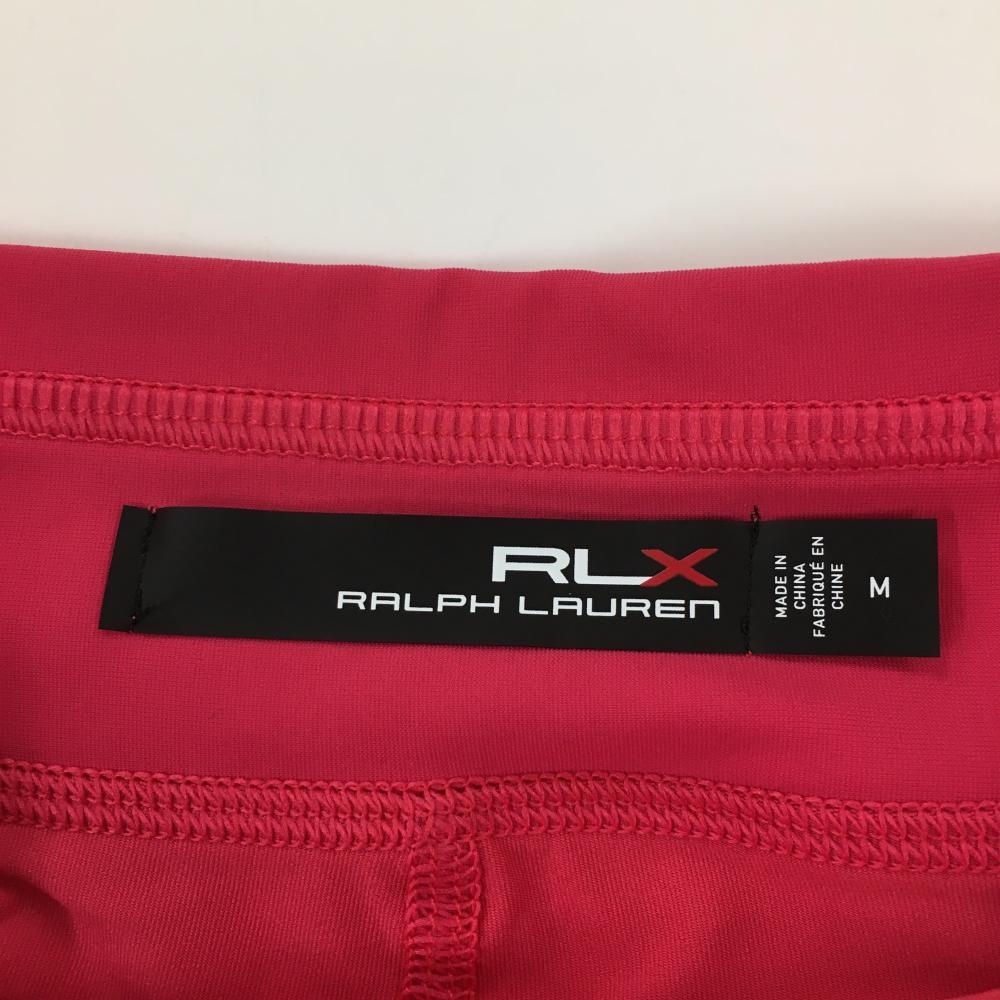 【美品】RLXラルフローレン スカート ピンク 内側インナーパンツ ジップポケット レディース M ゴルフウェア Ralph Lauren_画像4