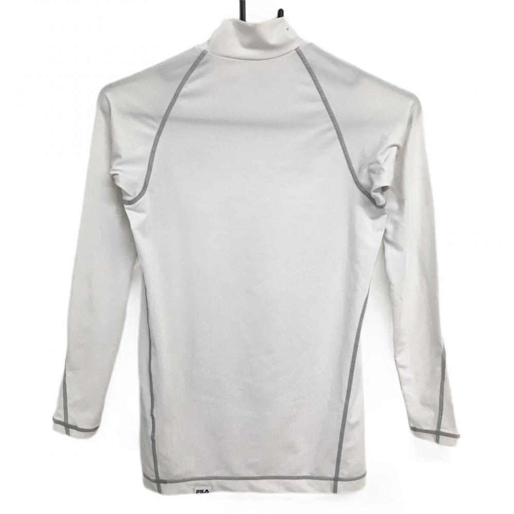  filler Golf внутренний рубашка белый × серый принт женский M Golf одежда FILA GOLF