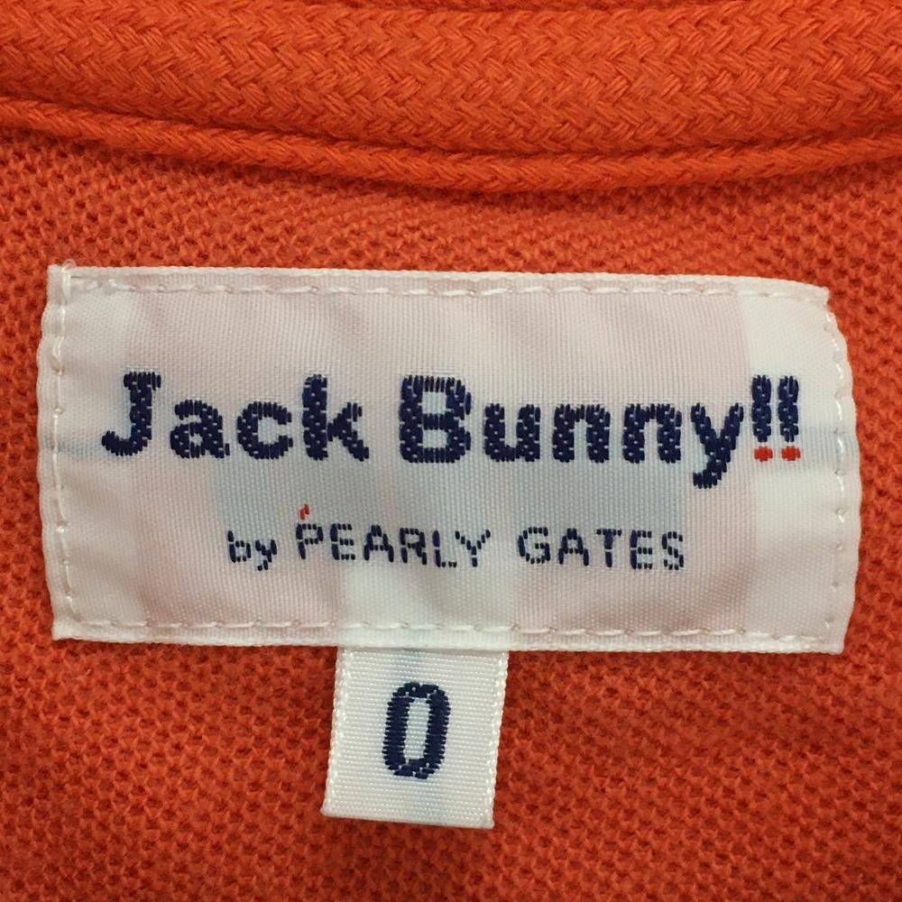 ジャックバニー 半袖ポロシャツ オレンジ レディース 0(S) ゴルフウェア Jack Bunny_画像4