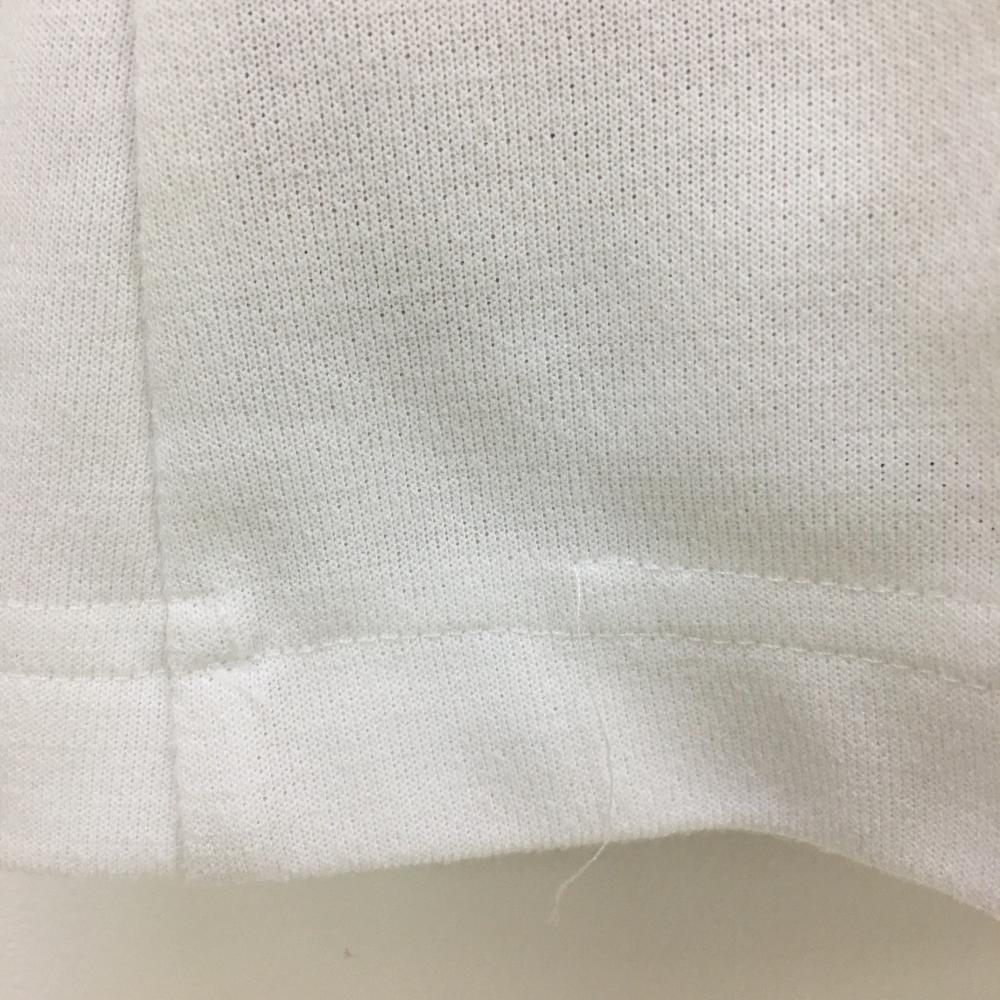 アドミラル スカート 白×ネイビー 後ろロゴ刺しゅう 裾2ライン ウエストゴム 調節紐 レディース M ゴルフウェア Admiral_画像10