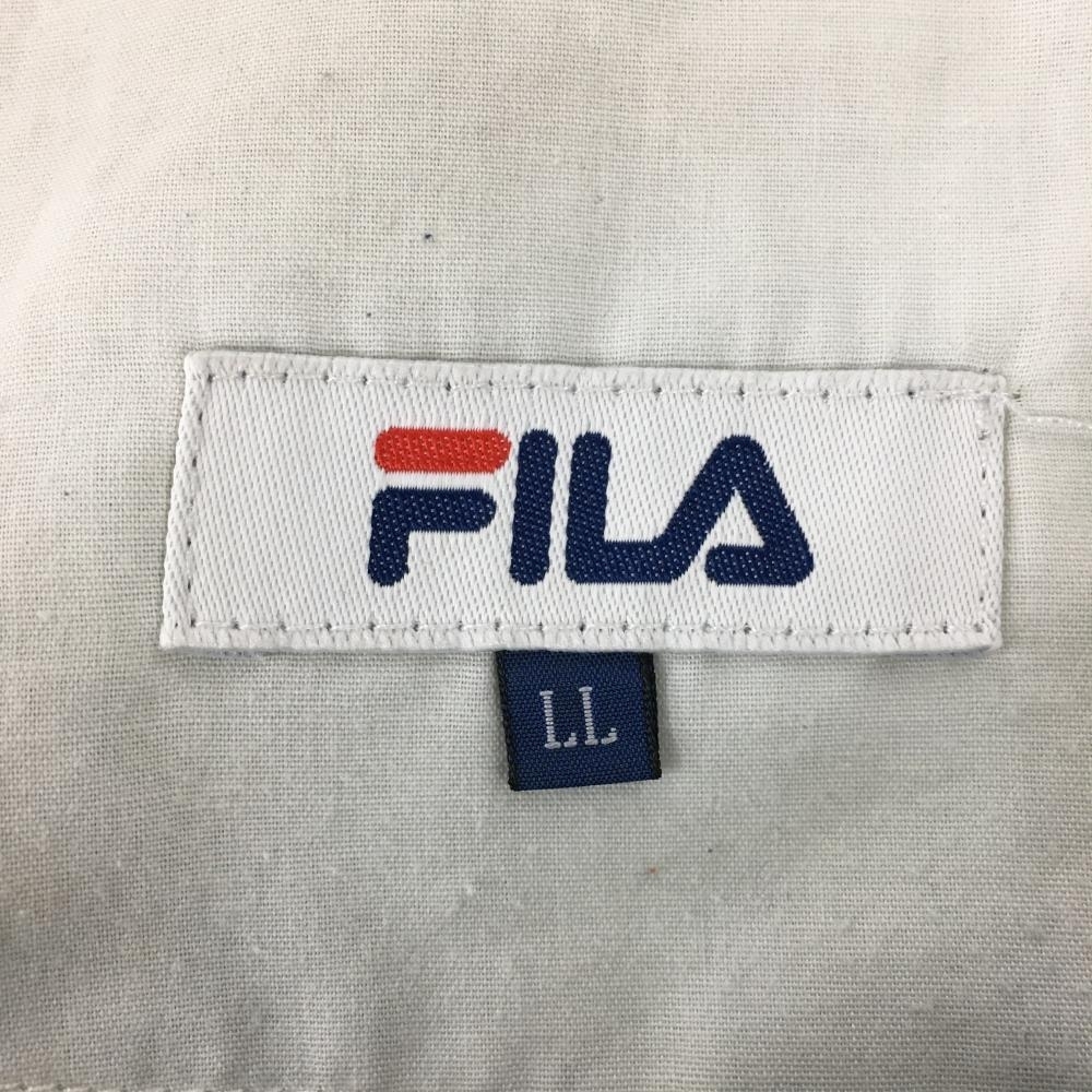 フィラゴルフ パンツ グリーン×白 ステッチ メンズ LL ゴルフウェア FILA GOLF_画像4