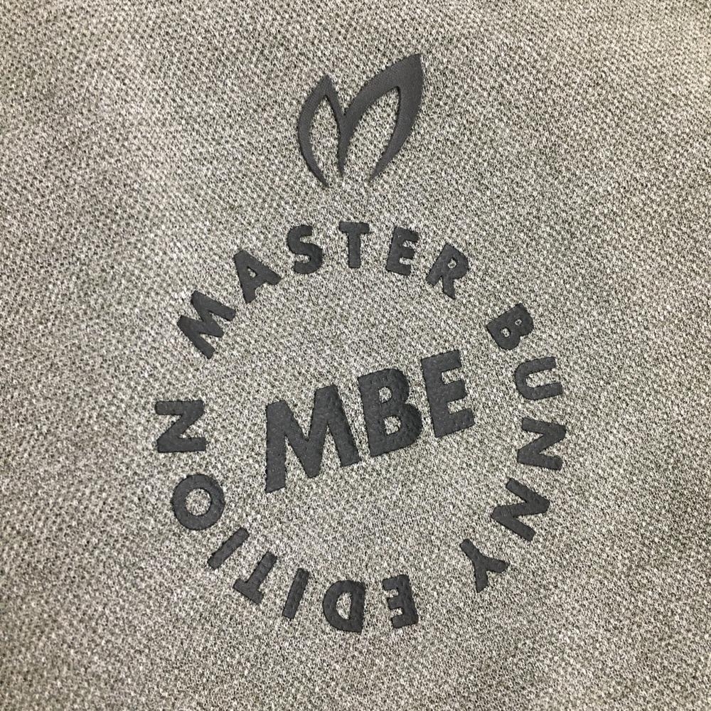 【超美品】マスターバニー 半袖ポロシャツ グレー 胸ロゴ レディース 1(M) ゴルフウェア 2021年モデル MASTER BUNNY EDITION_画像4