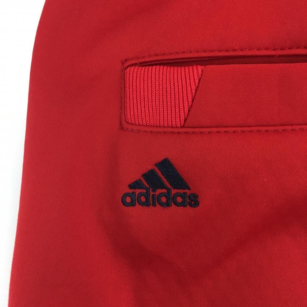 【超美品】アディダス パンツ レッド 裏起毛 ストレッチ レディース L/G ゴルフウェア adidas_画像3