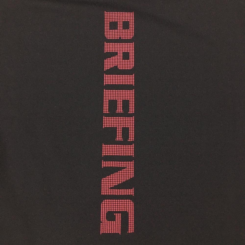 【超美品】ブリーフィング 半袖ハイネックシャツ 黒×レッド バックロゴ メンズ M ゴルフウェア 2022年モデル BRIEFING_画像5