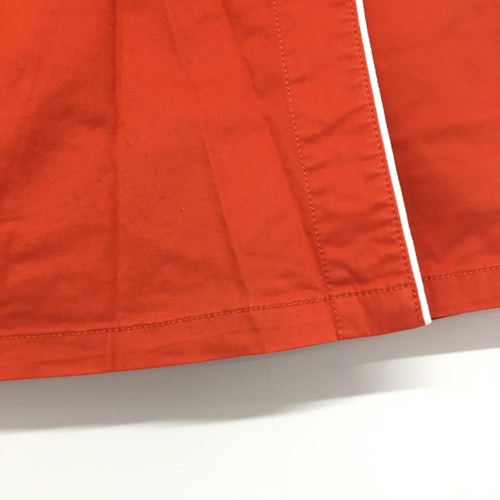 【美品】マンシングウェア スカート オレンジ×白 内側インナーパンツ コットン96％ レディース ゴルフウェア Munsingwear_画像9