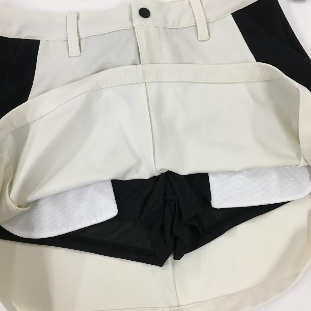 【超美品】ジャックバニー スカート 黒×白 ヒッププリント 内側インナーパンツ レディース 1(M) ゴルフウェア 2022年モデル Jack Bunny_画像4