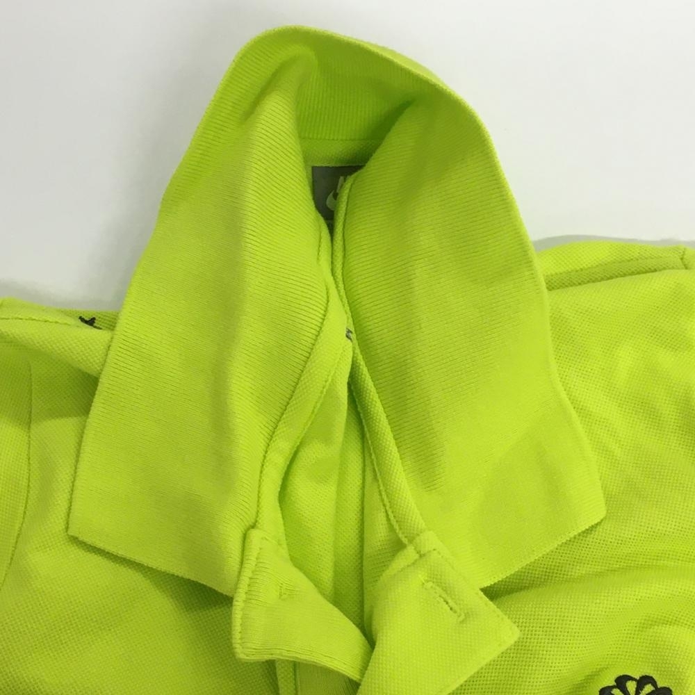 ナイキ 半袖ポロシャツ ライトグリーン×パープル 星刺しゅう メンズ XL ゴルフウェア NIKE_画像5