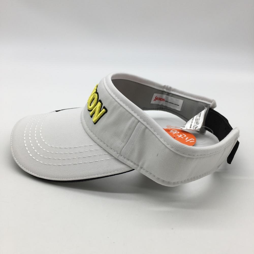 [ новый товар ] Srixon козырек белый × желтый Tour Pro "надеты" модель размер меньше свободный размер (54-60cm) Golf одежда SRIXON