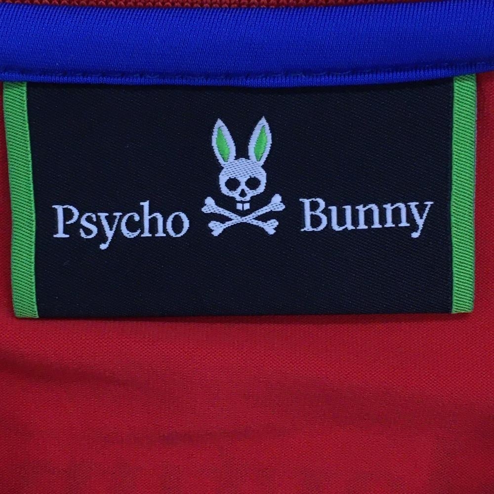 サイコバニー 半袖ポロシャツ レッド シンプル ストレッチ メンズ XL ゴルフウェア Psycho Bunny_画像3