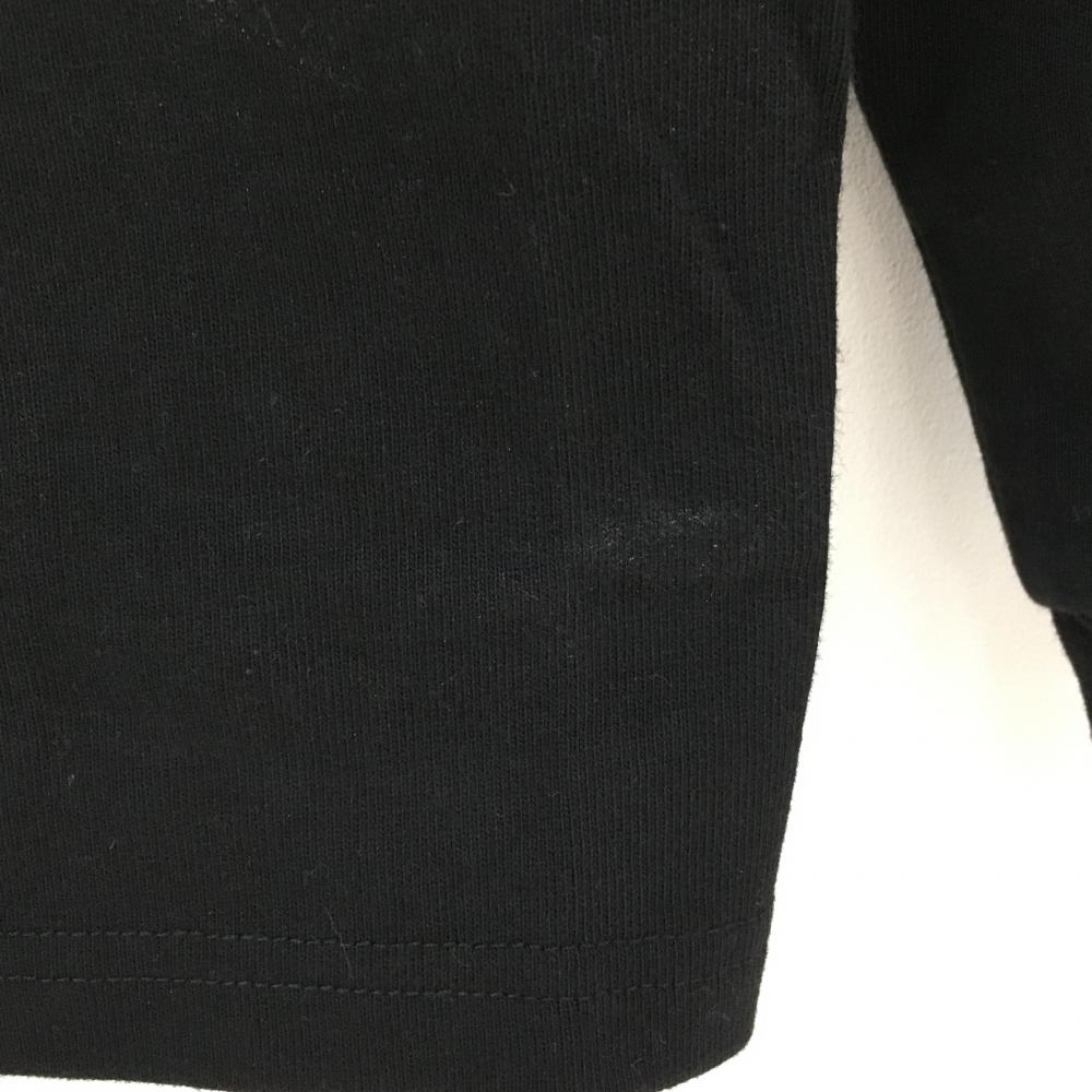 ニューエラ 長袖ポロシャツ 黒×白 シリコンロゴ メンズ XL ゴルフウェア_画像8