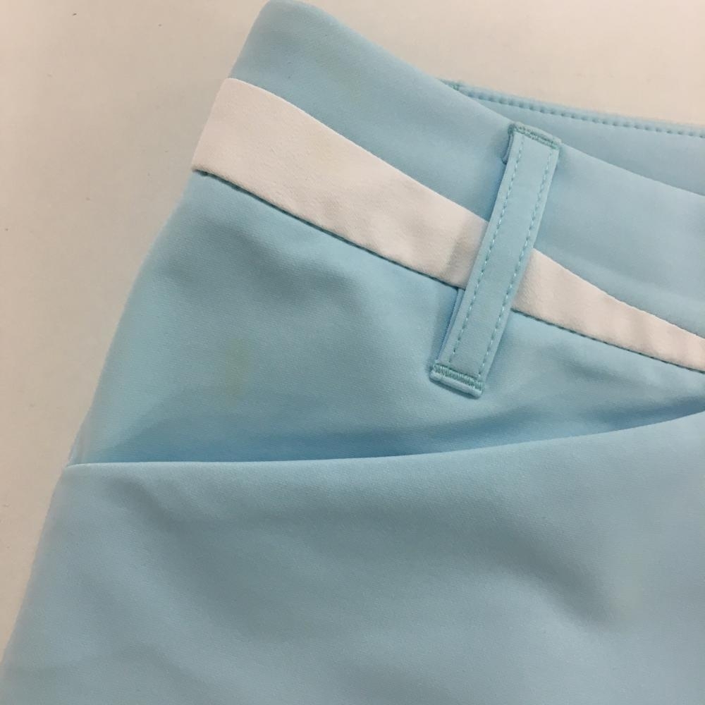  Descente Golf стрейч брюки голубой × белый подкладка есть средний рисовое поле Британия . женский 58/SS Golf одежда DESCENTE