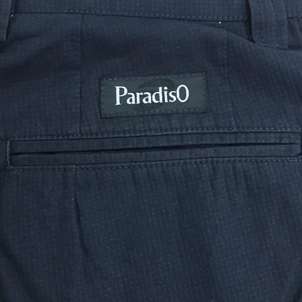 パラディーゾ パンツ 黒 織生地 メンズ 73 ゴルフウェア Paradiso_画像6