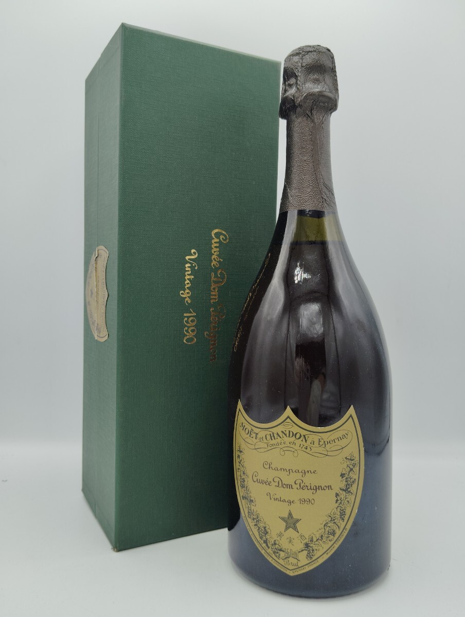 【未開栓】 ドン・ペリニヨン ヴィンテージ 1990 箱付き 750ml 12% Dom Perignon Vintage シャンパン ドンペリ ●503_画像1