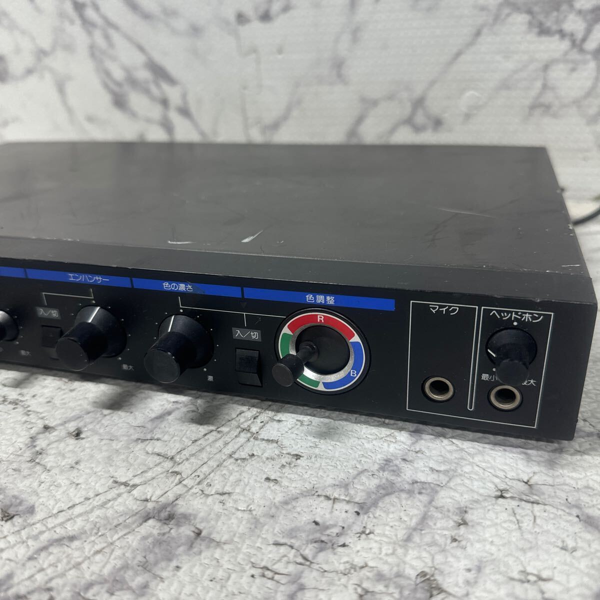 MYM4-114 激安 Victor VIDEO CORRECTOR JX-C7 通電OK 中古現状品 ※3回再出品で処分_画像3