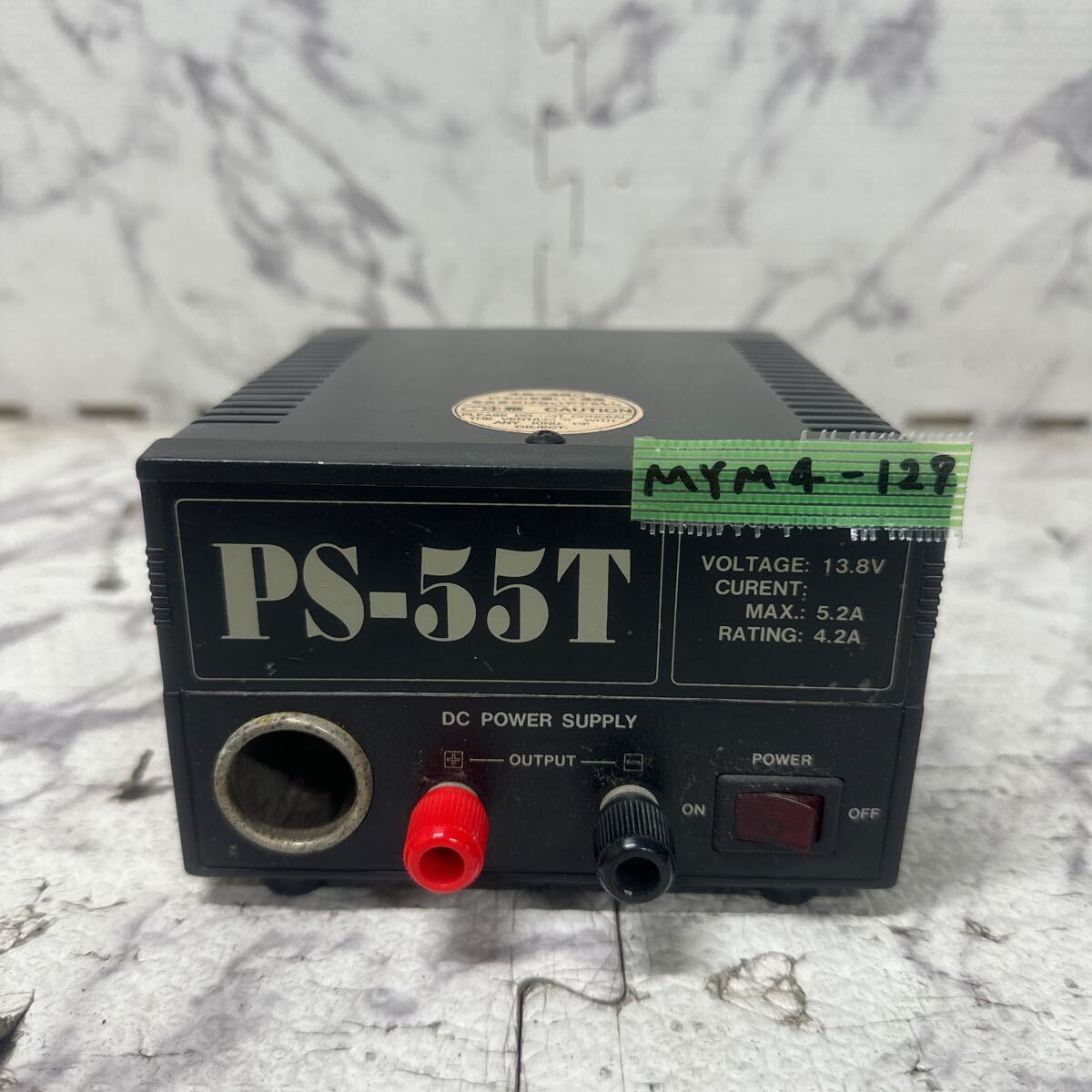 MYM4-129 激安 DC POWER SUPPLY PS-55T パワーサプライ 通電不可 ジャンク品 ※3回再出品で処分の画像1