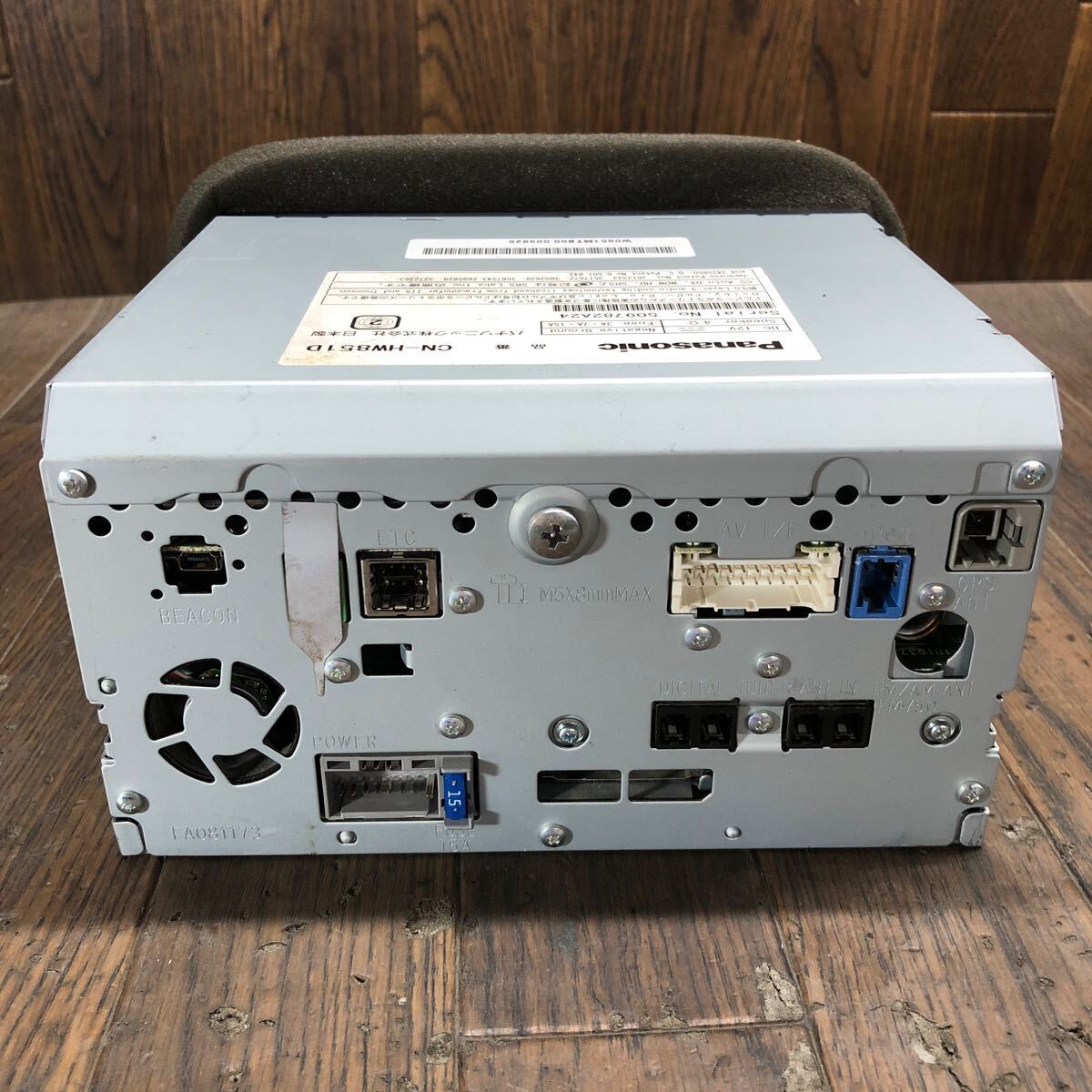 AV4-126 супер-скидка навигационная система Panasonic CN-HW851D 509782A24 HDD navi CD DVD корпус только пуск проверка settled б/у текущее состояние товар 