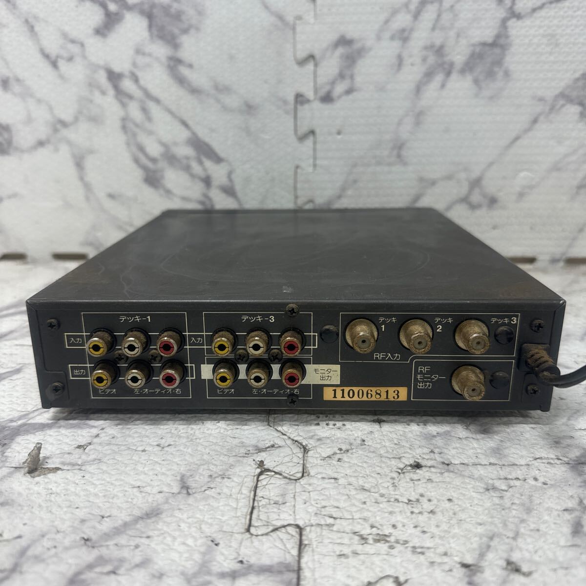 MYM4-285 激安 Victor VIDEO AND AUDIO SELECTOR JX-V3 セレクター 通電OK 中古現状品 ※3回再出品で処分の画像5