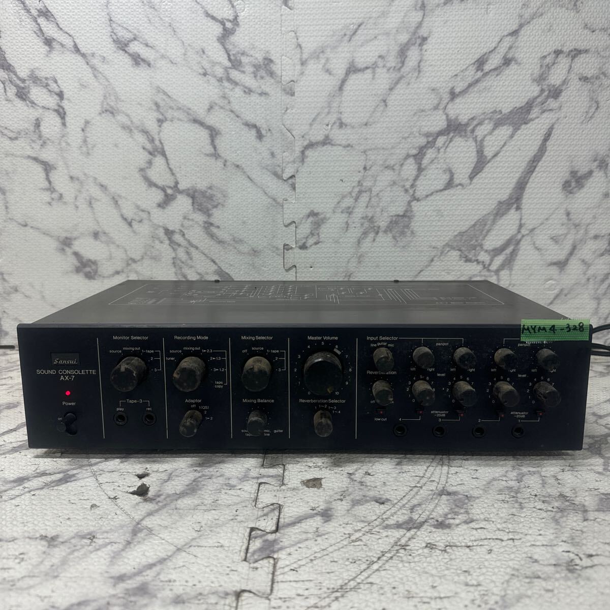 MYM4-328 激安 Sansui SOUND CONSOLETTE AX-7 サウンドコンソレット 通電OK 中古現状品 ※3回再出品で処分の画像1