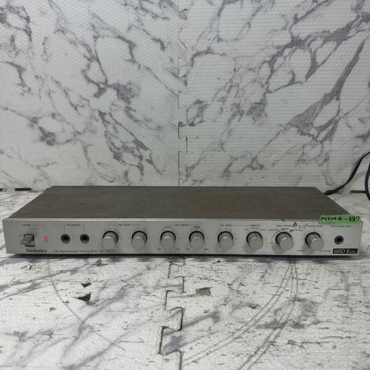 MYM4-387 супер-скидка Technics Mic/SYNTHESIZER MIXING amp SH-3077G смешивание усилитель электризация OK б/у текущее состояние товар *3 раз повторная выставка . ликвидация 