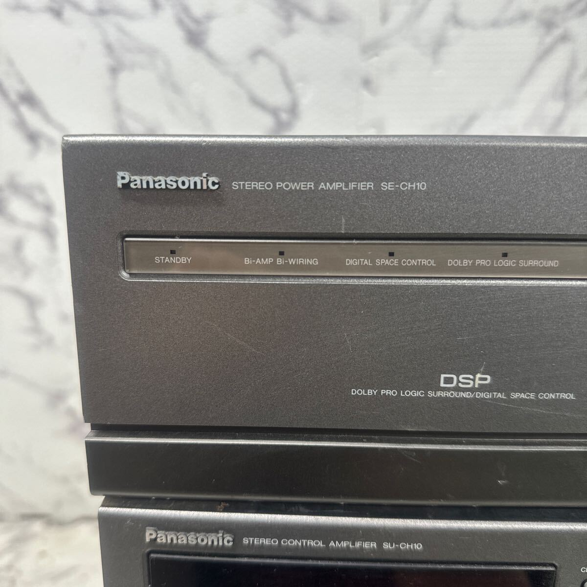 MYM4-419 激安 Panasonic SE-CH10/SU-CH10/RS-CH10/SL-CH10 アンプ カセットデッキ CDデッキ 動作未確認 中古現状品 ※3回再出品で処分の画像2