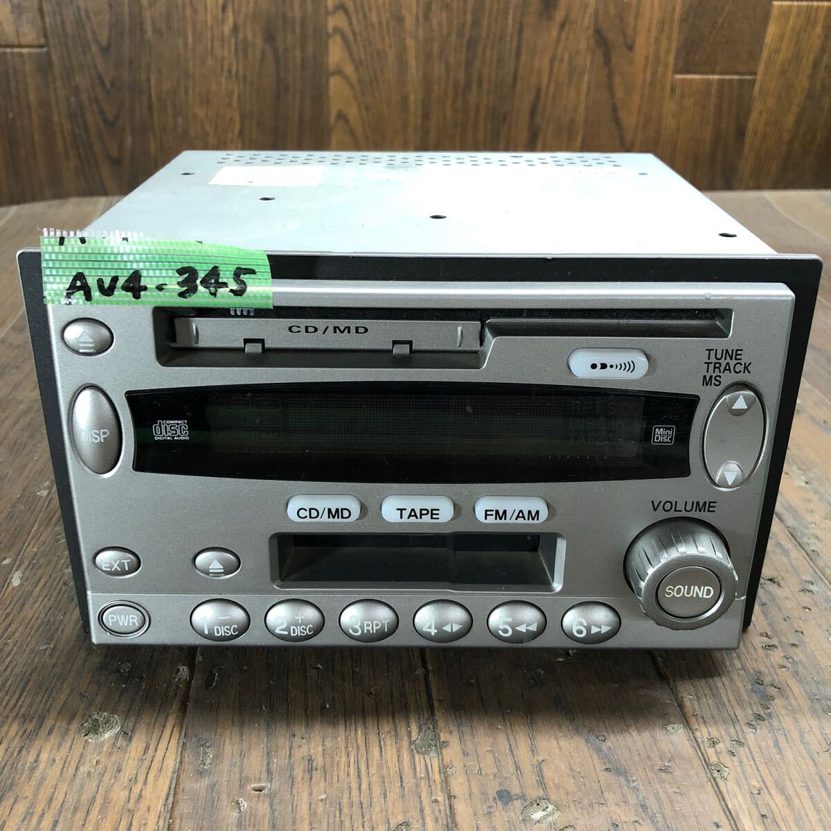 AV4-345 супер-скидка машина стерео SUZUKI 39101-78A90 875950123274 CD MD кассетная магнитола ресивер электризация не проверка Junk 