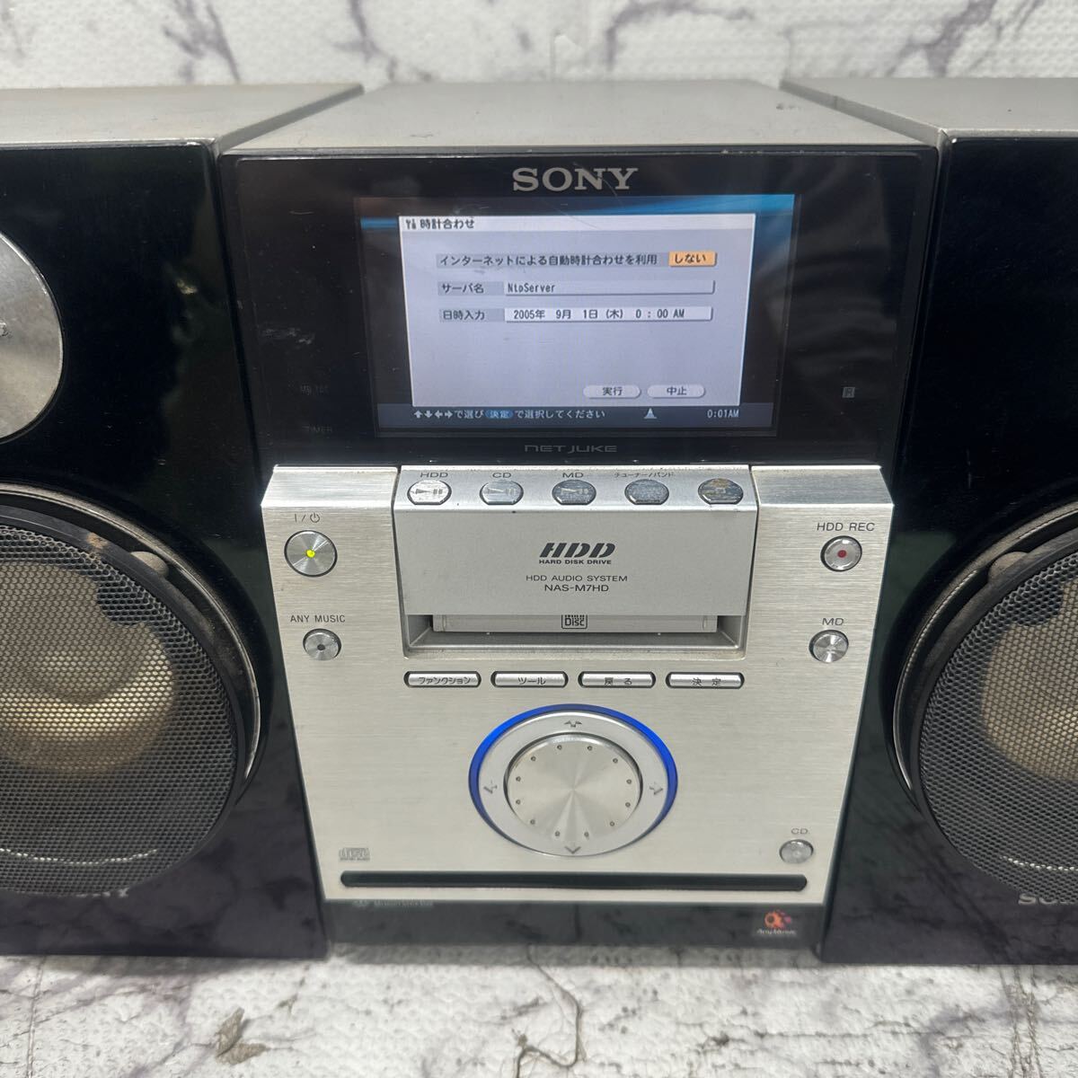 MYM4-520 激安 SONY HDD AUDIO SYSTEM NAS-M7HD スピーカー 通電OK 中古現状品 ※3回再出品で処分の画像2