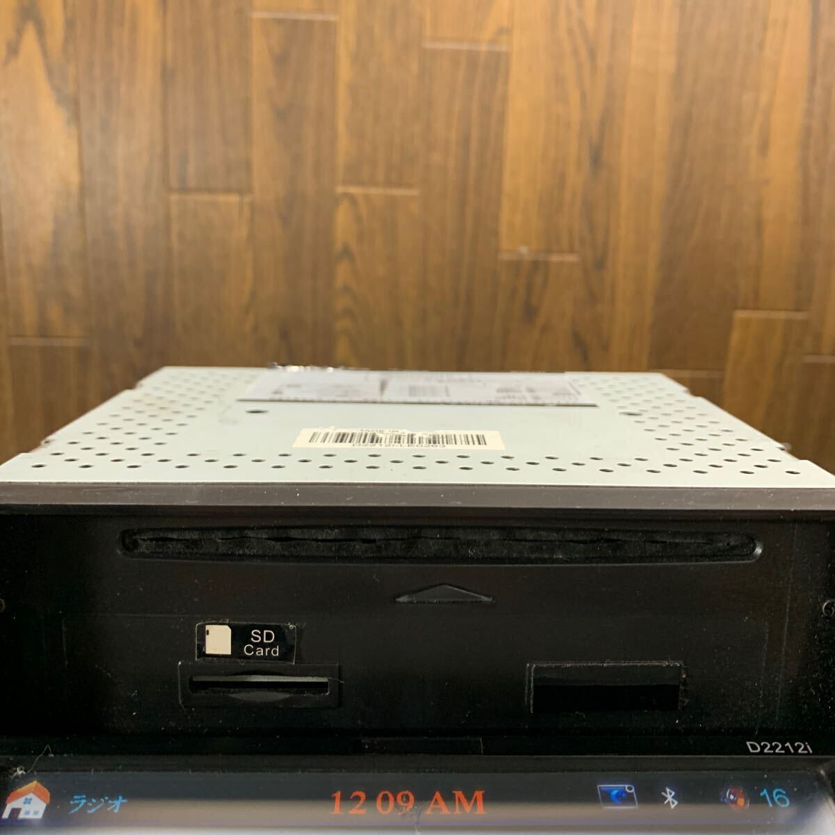 AV4-493 super-discount car stereo DVD player Milion D2212i D2212I-LE0263 CD DVD Bluetooth body only simple operation verification ending used present condition goods 