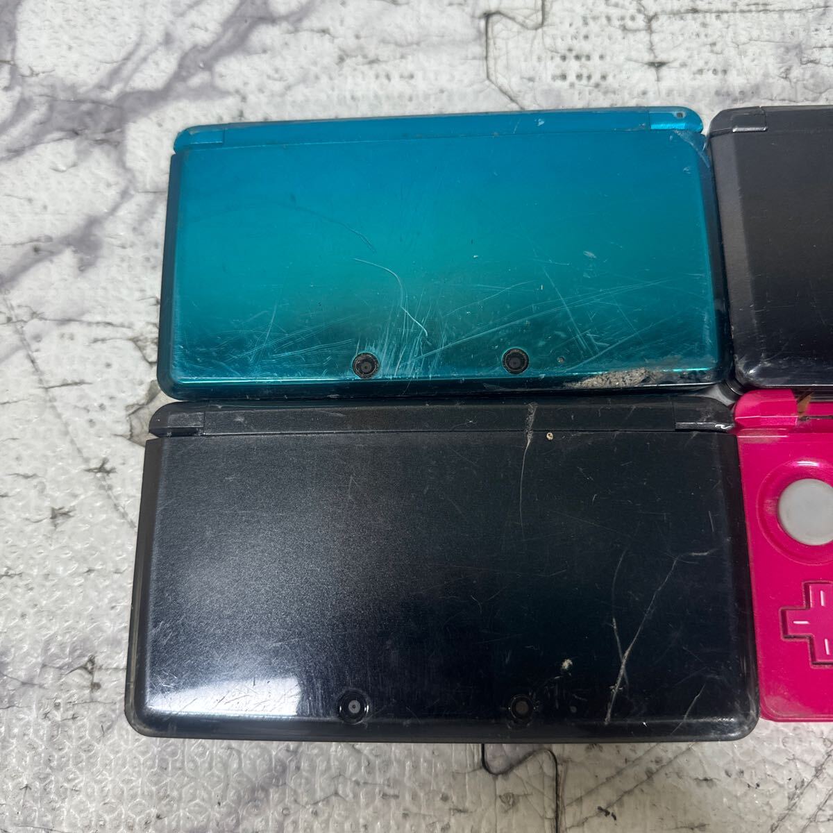 MYG-1598 super-discount ge-. machine body Nintendo 3DS operation not yet verification 4 point set sale Junk including in a package un- possible 