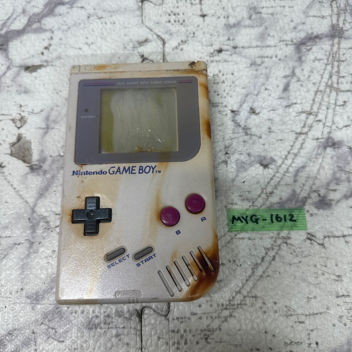 MYG-1612 激安 ゲー厶機 本体 Nintendo GAMEBOY 動作未確認 ゲームボーイ ジャンク 同梱不可_画像1