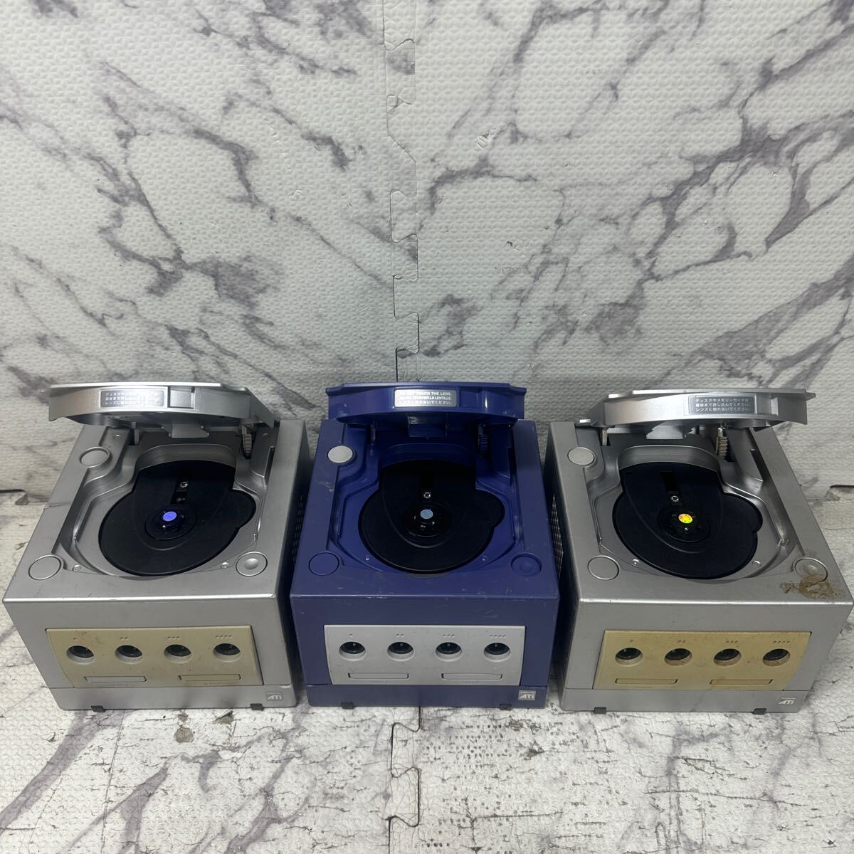 MYG-1671 super-discount ge-. machine Nintendo GAME CUBE 5 point set sale Game Cube operation not yet verification Junk 