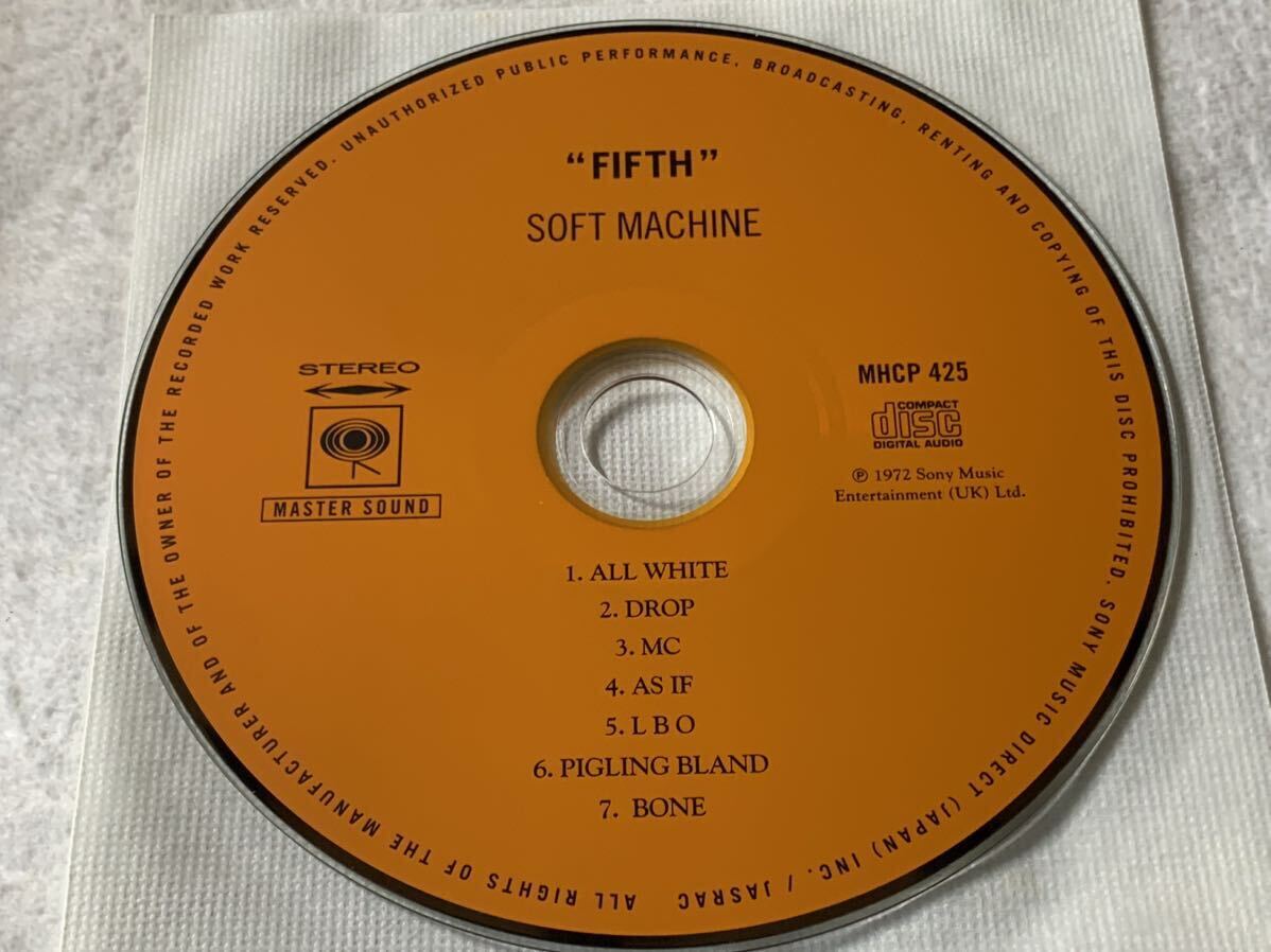 5 / ソフト・マシーン FIFTH / SOFT MACHINE 完全生産限定盤　デジタル・リマスター 中古CD_画像9