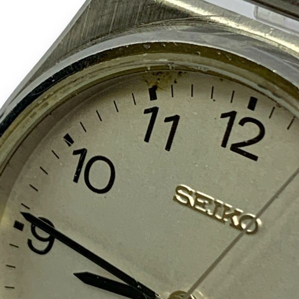 ■稼働品 SEIKO セイコー SPRIT スピリット 7N48-7000 シルバー文字盤 デイデイト ラウンド メンズ腕時計の画像2