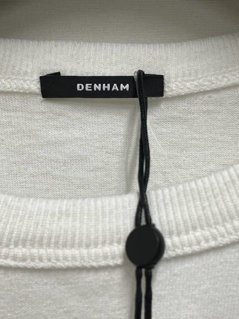 NEW タグ付き新品　DENHAM x LASER 3.14 デンハム レーザー コラボ ロゴTシャツ XS　メンズ　 TEE HCJ　White(ホワイト)_画像7
