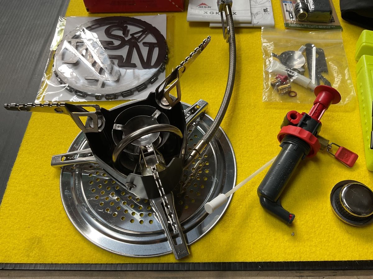 MSR XGK-EX新型マルチstove 動作良好美品サイレンサー付きオマケ MSR XGK-EX新型マルチstove 動作良好美品サイレンサー付きオマケ