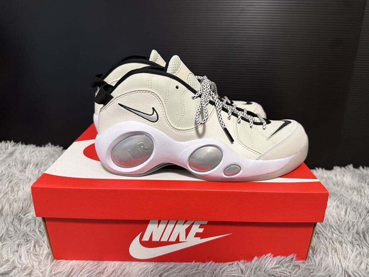 NIKE Air Zoom Flight 95 Sail/Pale Ivory/Black/White28.0cm ナイキ エアズーム スニーカー （美品）_画像3