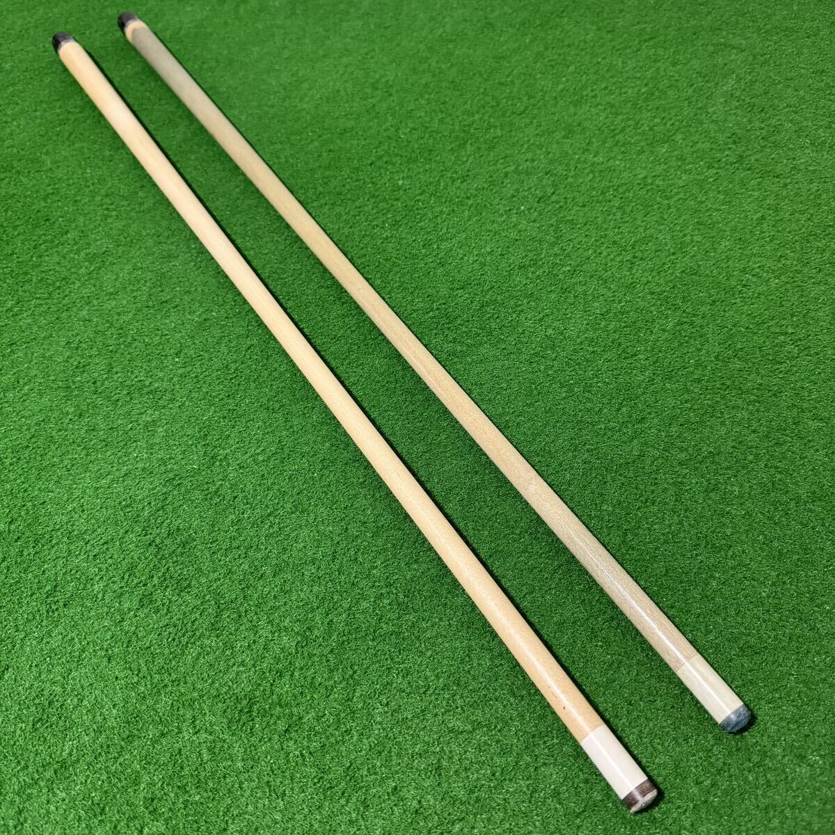 超希少 DAN DISHAW CustomCue ダンディショー カスタムキュー 象嵌 6剣 ビリヤード キュー インレイ billiards プレイキュー 手工芸_画像7