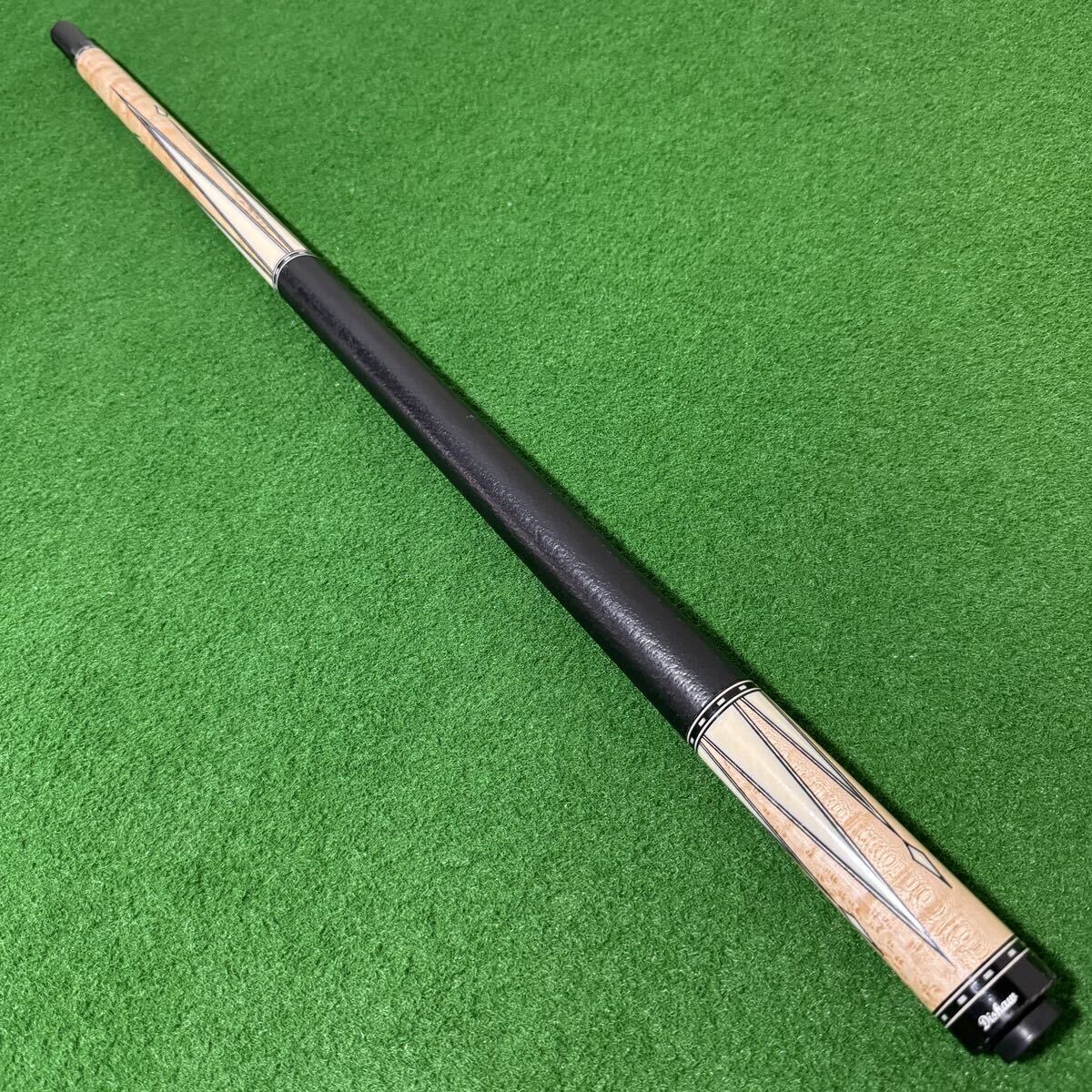 超希少 DAN DISHAW CustomCue ダンディショー カスタムキュー 象嵌 6剣 ビリヤード キュー インレイ billiards プレイキュー 手工芸_画像4