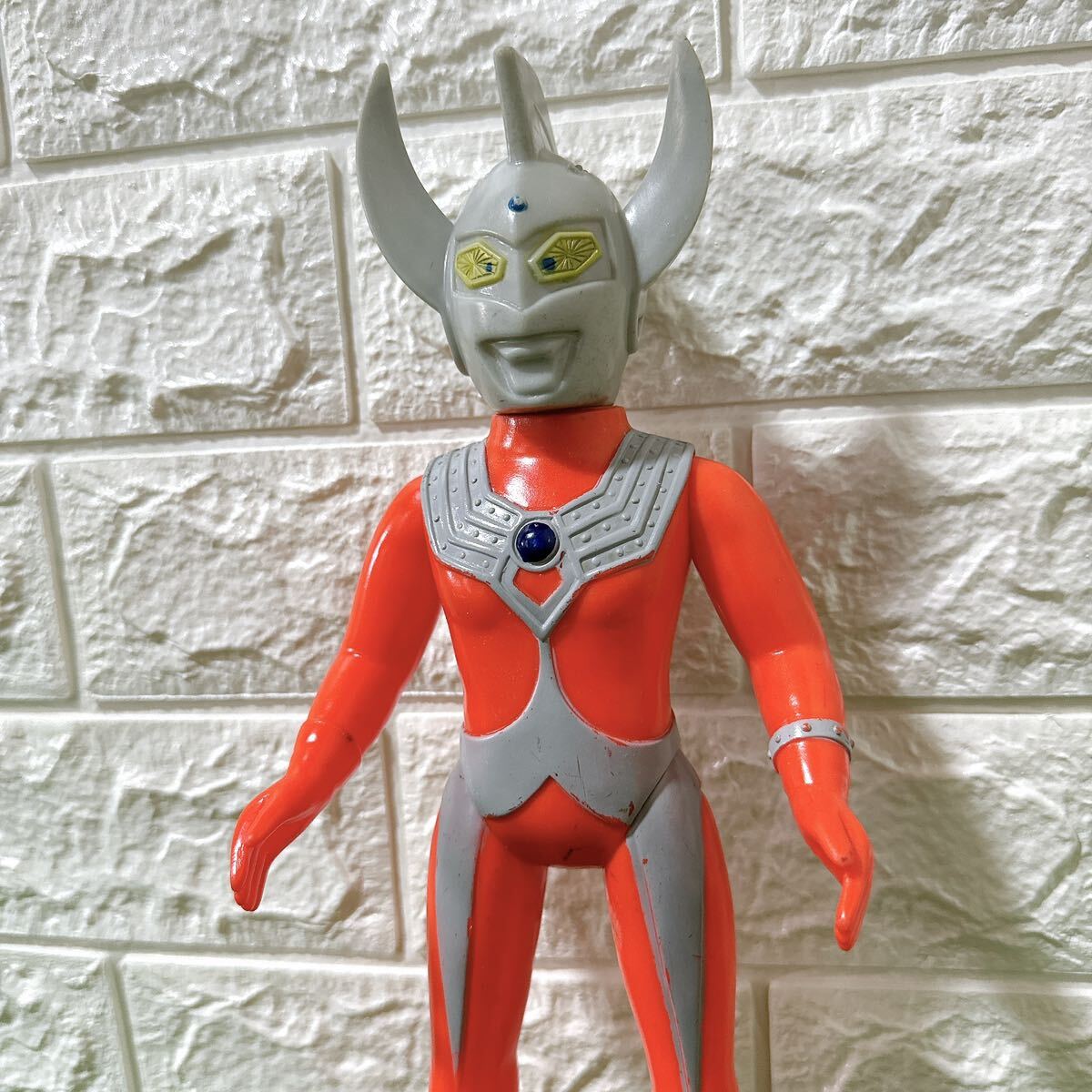 当時物 ウルトラマンタロウ ブルマァク ソフビ 円谷プロ ツブラヤ レトロホビー 昭和レトロ 31cm_画像1