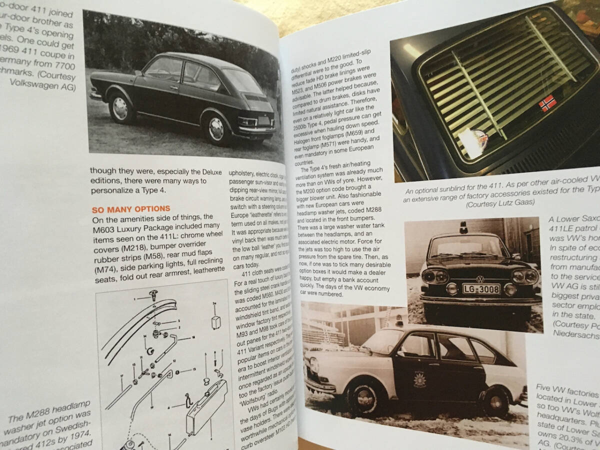  foreign book *VOLKSWAGEN TYPE 4 411 & 412* explanation book@ color photograph great number VW type 4