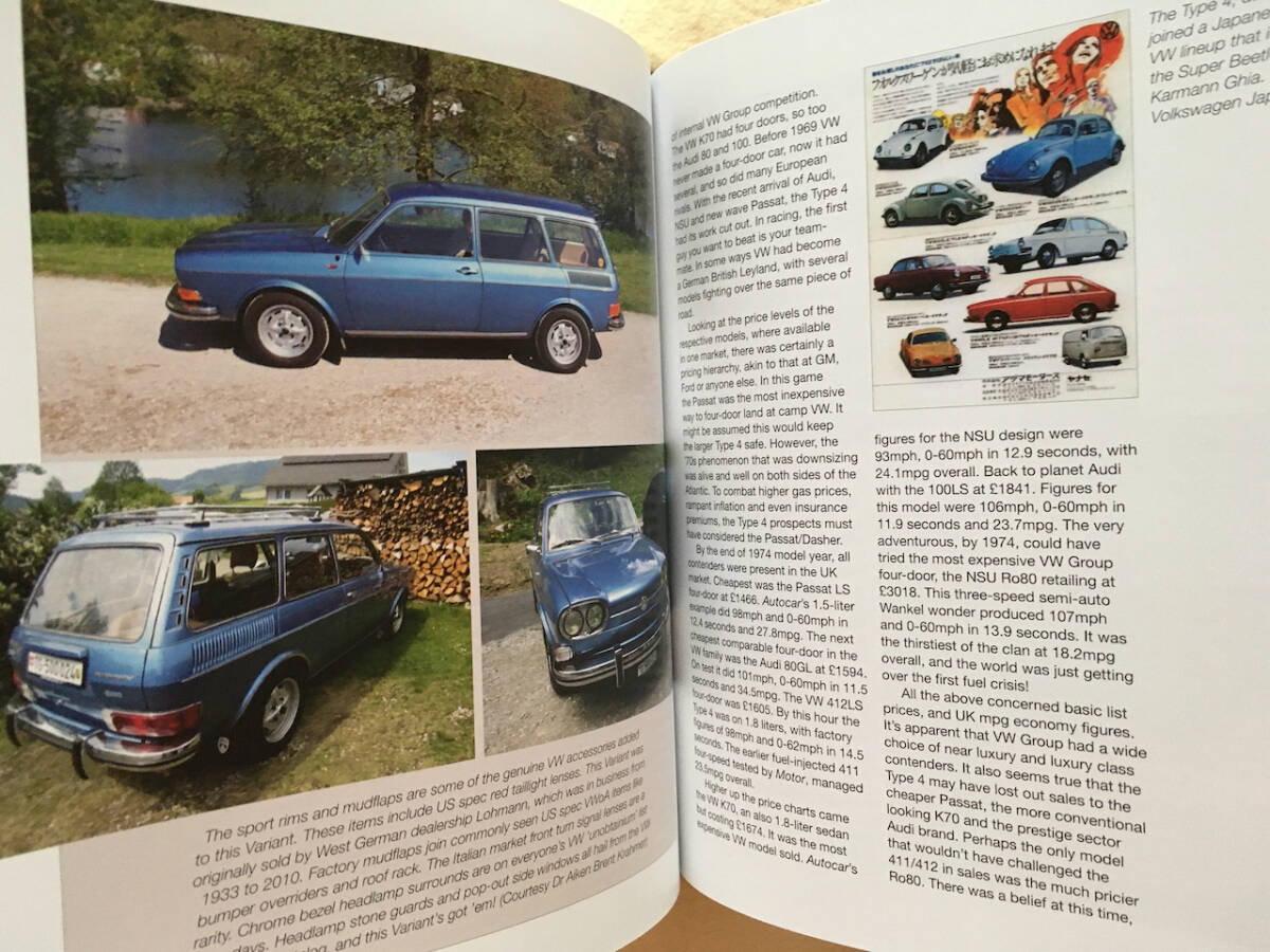  foreign book *VOLKSWAGEN TYPE 4 411 & 412* explanation book@ color photograph great number VW type 4