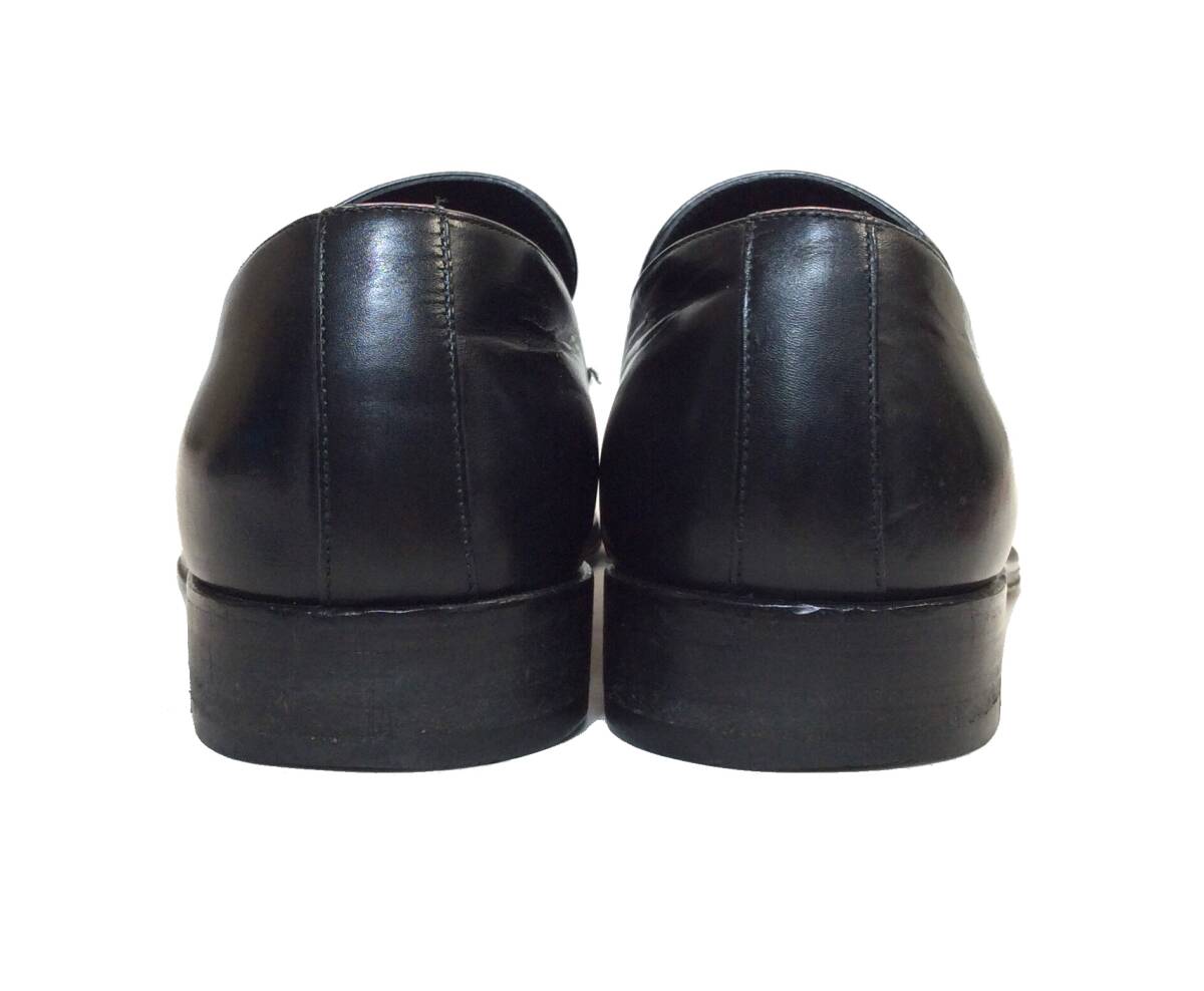 GUCCI Gucci ITALY производства Loafer бизнес обувь кожа обувь кожа обувь черный чёрный мужской 41.5E (ma)