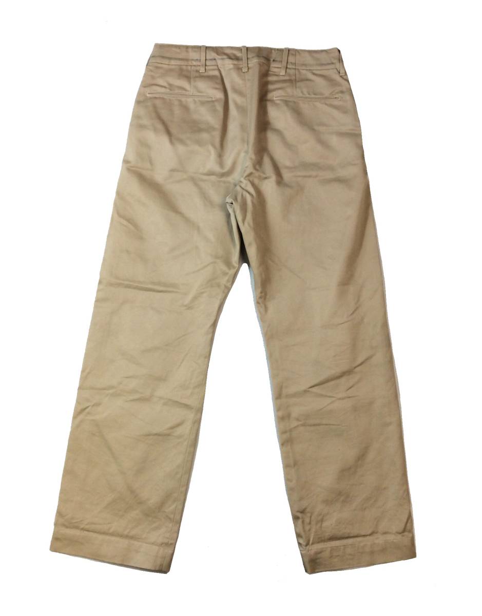 Buzz Rickson's バズリクソンズ M43035 EARLY MILITARY CHINOS 1945 MODEL チノパン パンツ U.S. ARMY ベージュ 30 東洋エンタープライズ_画像4